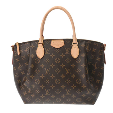 LOUIS VUITTON Monogram Turen MM 2WAY Brown M48814 Women's Canvas Handbag