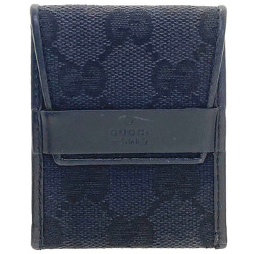 Gucci mini case GG canvas leather black 039 3661 GUCCI accessory