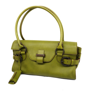SALVATORE FERRAGAMOAuth  Gancini Handbag Women's Leather Handbag Green