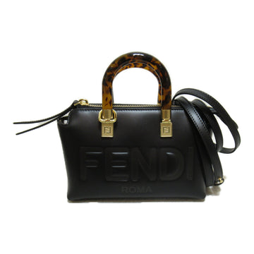 FENDI Visor Mini 2WAYShoulder Bag Black leather 8BS067ABVLF0KUR