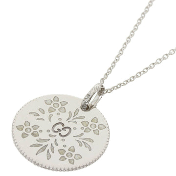 Gucci Icon Blooms Necklace K18 White Gold Ladies