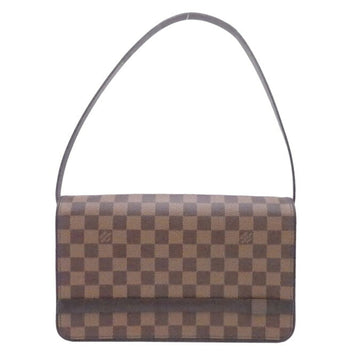 LOUIS VUITTON Shoulder Bag Damier Tribeca Carre Brown Canvas Women's N51161