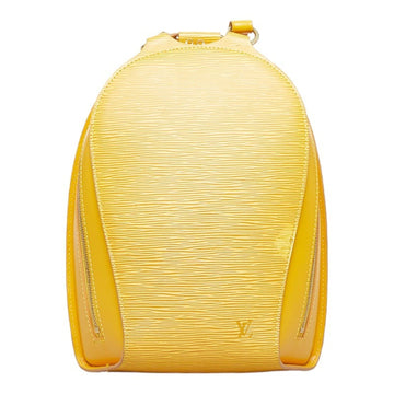 LOUIS VUITTON Epi Mabillon Backpack M52239 Tassili Yellow Leather Women's