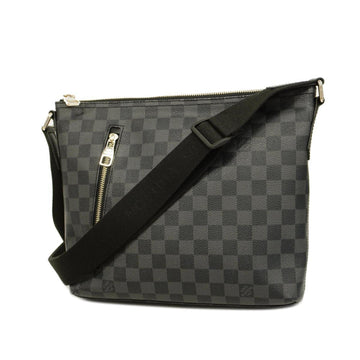 LOUIS VUITTON Shoulder Bag Damier Graphite Mick PM N41211 Black Men's