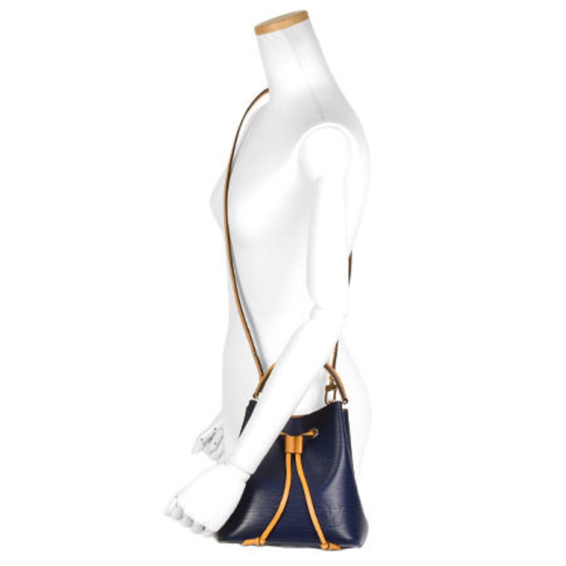 Louis Vuitton Neonoe BB Shoulder Bag with Handle Epi Leather Andigo Sa