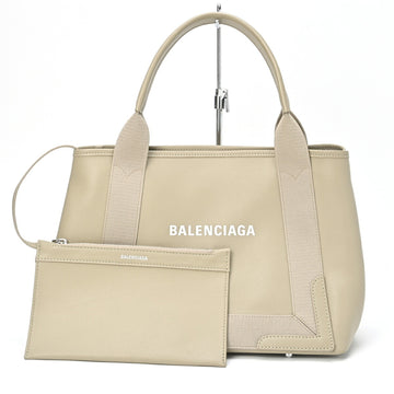 BALENCIAGA Navy Cabas S Handbag 339933