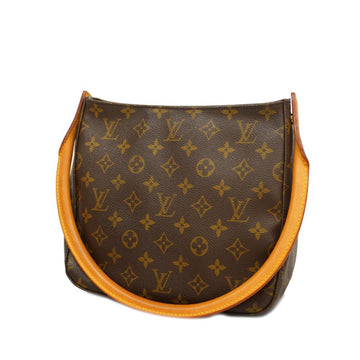 LOUIS VUITTON Shoulder Bag Monogram Looping MM M51146 Brown Ladies