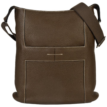 HERMES Good News GM Shoulder Bag Brown Togo M Stamp [Made in 2009]