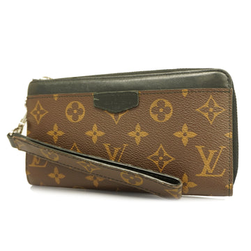 LOUIS VUITTONAuth  Monogram Macassar Zippy Dragonne M69407 Men's Long Wallet