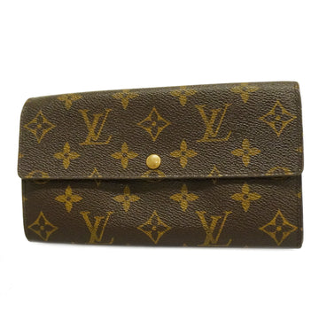 LOUIS VUITTONAuth  Monogram Portomone Credit M61725 Men,Women,Unisex Wallet