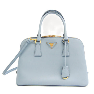 PRADA BL0837 Women's Saffiano Lux Handbag,Shoulder Bag Astrale,Light Blue