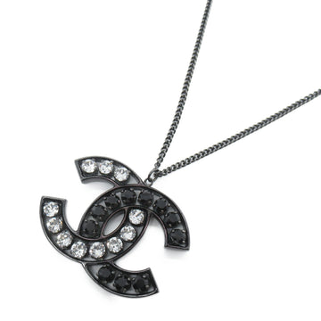 CHANEL COCO Mark Necklace B14B Necklace Black metal Black