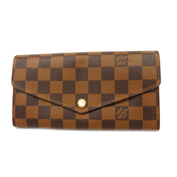 LOUIS VUITTONAuth  Damier Portofeuil Sala N63209 Women's Long Wallet