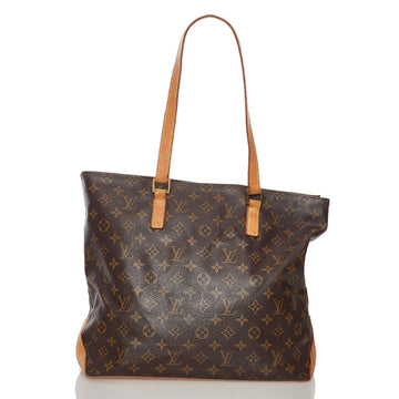 Louis Vuitton Monogram Hippo Mezzo Tote Bag M51151 Brown PVC Leather Ladies LOUIS VUITTON