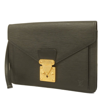 LOUIS VUITTONAuth  Epi Serie Dragonne M52612 Women's Clutch Bag Noir