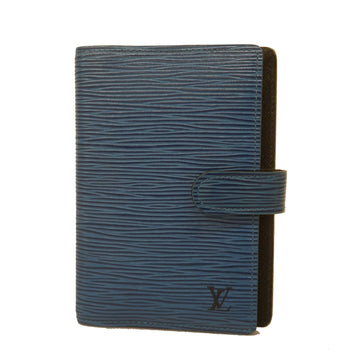 LOUIS VUITTONAuth  Epi Toledo Blue Notebook Cover Agenda PM R20055