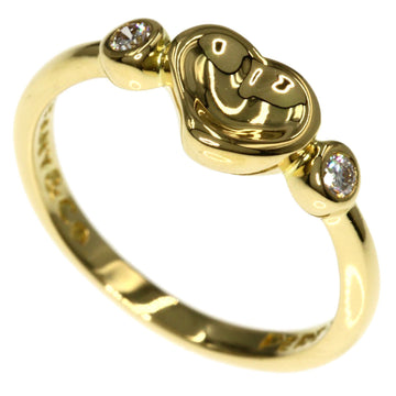 TIFFANY full heart diamond ring K18 yellow gold Ladies &Co.