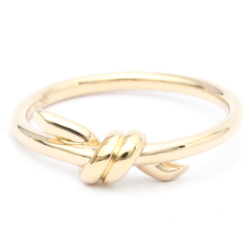 TIFFANY Knot Ring Pink Gold [18K] Fashion No Stone Band Ring Pink Gold