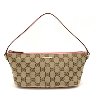 GUCCI GG Canvas Sub Bag Handbag - Beige Pink 07198