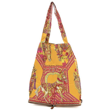 HERMES Silky Pop LA DANSE DU CHEVAL MARWARI Silk/Leather Brown L engraved