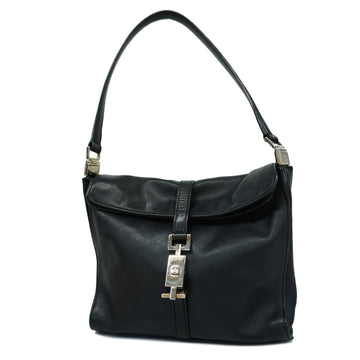 GUCCIAuth  Jackie Shoulder Bag 001 3734 Women's Leather Black