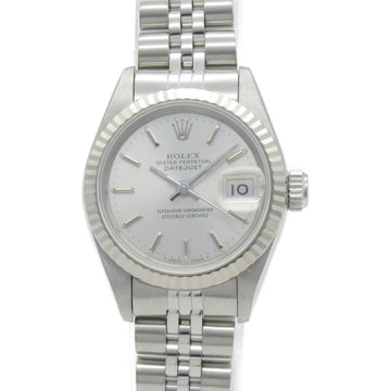 ROLEX Datejust No. 9 Wrist Watch watch Wrist Watch 69174 Mechanical Automatic Silver SIL/BA K18WG[WhiteGold] Stainl 69174