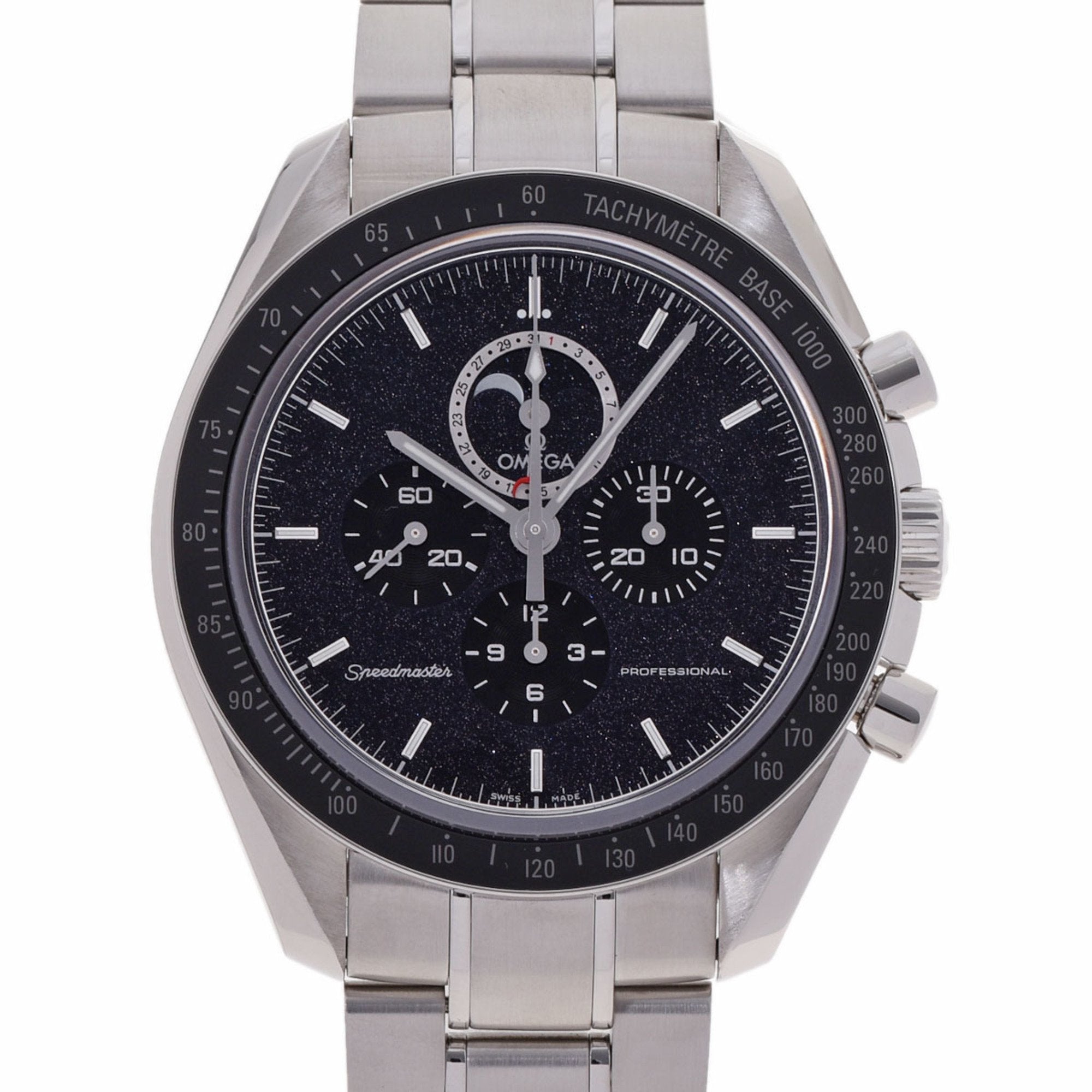 Omega speedmaster 2025 moonphase aventurine