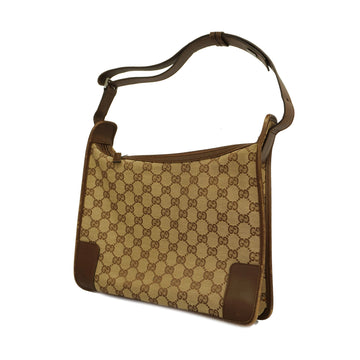 GUCCIAuth  Shoulder Bag GG Canvas 001 4205 Beige/Brown