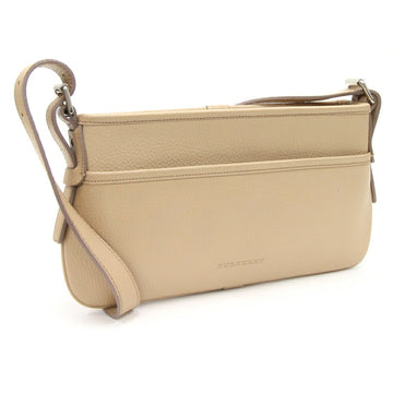 Burberry shoulder bag beige leather ladies one BURBERRY