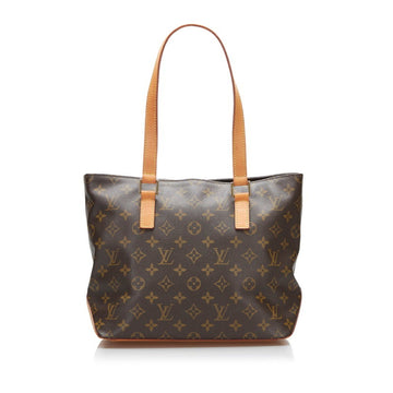 LOUIS VUITTON Monogram Hippo Piano Handbag Tote Bag M51148 Brown PVC Leather Women's