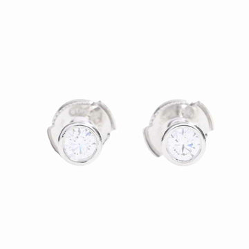 TIFFANY Pt950 diamond visor yard earrings ladies