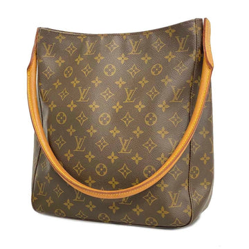 LOUIS VUITTON Shoulder Bag Monogram Looping GM M51145 Brown Ladies