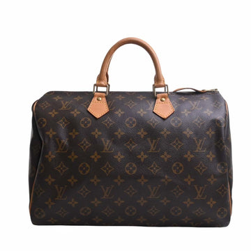 LOUIS VUITTON Monogram Speedy 35 Handbag Boston Bag M41524 Brown Women's