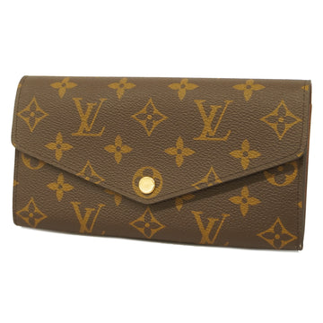 LOUIS VUITTONAuth  Monogram Portefeuille Sarah M60531 Unisex Long Wallet