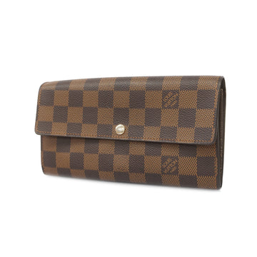 LOUIS VUITTON[3yc1780] Auth  Bifold Long Wallet Damier Portefeuille Sala N61734