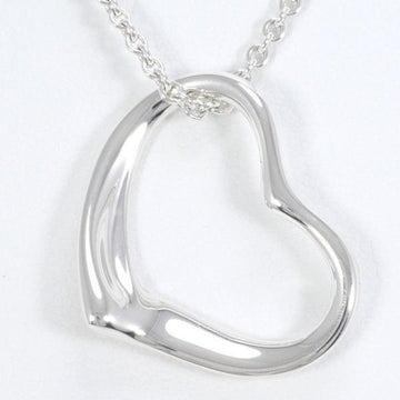 TIFFANY open heart silver necklace total weight about 4.8g 41cm jewelry
