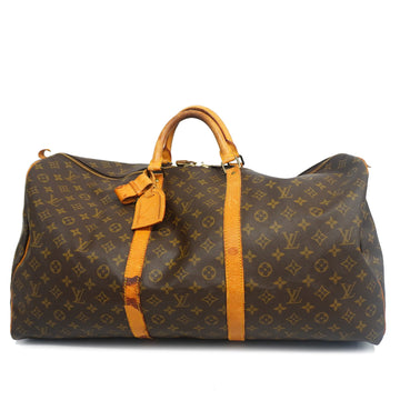 LOUIS VUITTONAuth  Monogram Keepol 60 M41422 Men,Women,Unisex Boston Bag