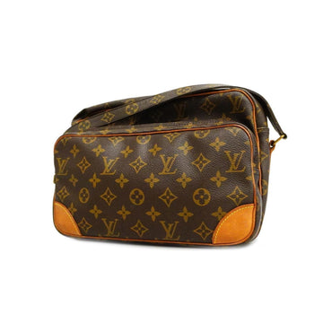 LOUIS VUITTON Shoulder Bag Monogram Nile M45244 Brown Ladies