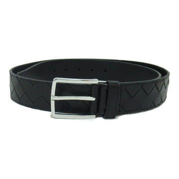 BOTTEGA VENETA Intrecciato belt Black leather 609182V3IM1880395