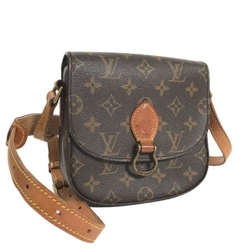 LOUIS VUITTON Shoulder Bag Saint-Cloud M51242 Monogram Canvas Brown Women's