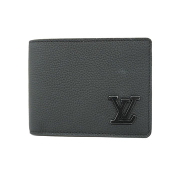 LOUIS VUITTON Wallet LV Aerogram Portefeuille Multiple M69829 Black Men's