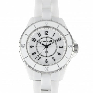 CHANEL J12 33MM H5698 white dial watch men's