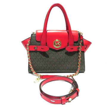 MICHAEL KORS Carmen Flap Satchel Small Bag Handbag Shoulder Women's