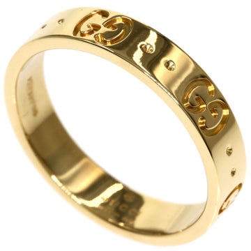 GUCCI Icon #14 Ring K18 Yellow Gold Ladies