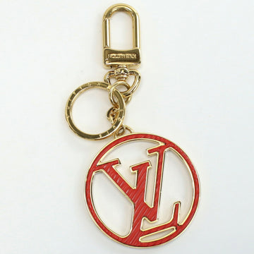 LOUIS VUITTON Porte Cle LV Circle Epi M68465 Key Ring Metal Unisex