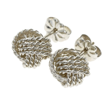 TIFFANY Somerset Mesh Ball Earrings Silver Ladies