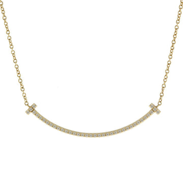 TIFFANY Smile Gold [18K] Diamond Women's Business,Fashion,Wedding Necklace [Gold]