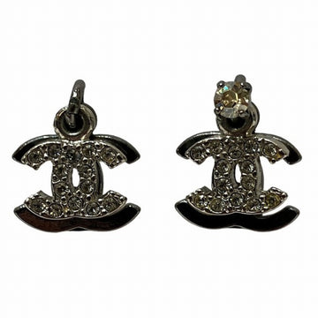 CHANEL Coco Mark Rhinestone Swing Earrings 06P Accessories Brand Women's