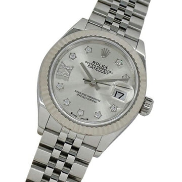 ROLEX Datejust 279174G Random Number Watch Ladies Star Dial IX Diamond Automatic Winding AT Stainless Steel SS White Gold WG Polished