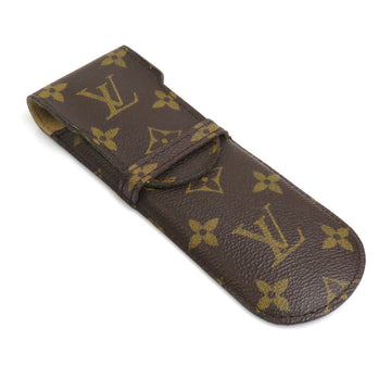 LOUIS VUITTON Pencil Case Monogram Etui Stilo Canvas Brown Unisex M62990